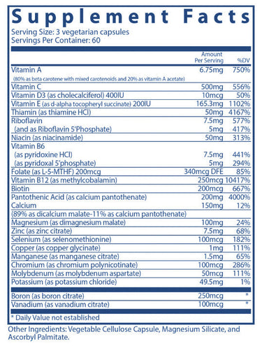Multi-Nutrients (No Iron/Iodine)